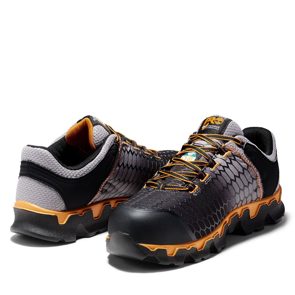 Zapatillas Timberland Hombre Pro® Powertrain Sport Alloy Toe Work Gris/Negras - Chile YVH-417308